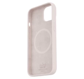 Silikoninė įmautė iphone 14 Pro Max Icon Magsafe - Rožinė