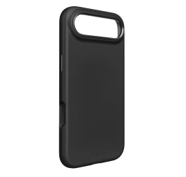 Silikoninė įmautė iphone 17 Air Su magsafe Aliuminio Mygtuko Apsauga Kamerai - Juoda