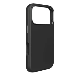 Silikoninė įmautė iphone 17 Pro Su magsafe Aliuminio Mygtuko Apsauga Kamerai - Juoda