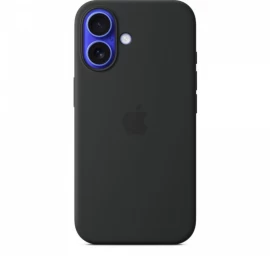 Silikoninė įmautė Su magsafe, Skirta iphone 16 - Juoda