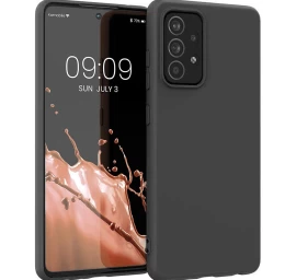 Silikoninis Dėklas, Lankstus Silikoninis Dangtelis, Skirtas Samsung Galaxy A22 4g Juodas