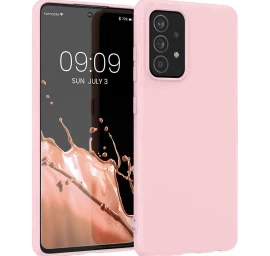Silikoninis Dėklas Lankstus Silikoninis Dėklas Samsung Galaxy A22 4g Rožinis