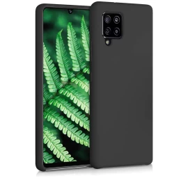 Silikoninis Dėklas Lankstus Silikoninis Dėklas Samsung Galaxy A42 5g Juodas