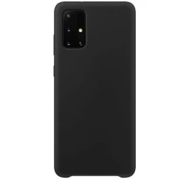 Silikoninis Dėklas Lankstus Silikoninis Dėklas Samsung Galaxy A72 4g Juodas