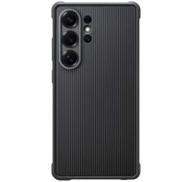 Silikoninis Dėklas Samsung Case Rugged, Skirtas Samsung Galaxy S25 Ultra - Juodas