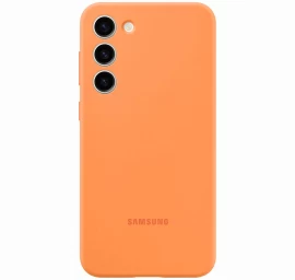Silikoninis Dėklas Samsung Galaxy S23+ Silikoninis Dangtelis Oranžinis