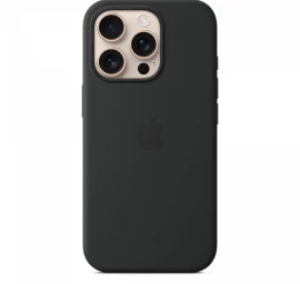 Silikoninis Dėklas Su magsafe, Skirtas iphone 16 Pro - Juodas