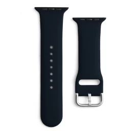 Silikoninis Dirželis apple Watch 2-9/se 38/40/41 Mm Silikoninis Dirželis Aps Juodas