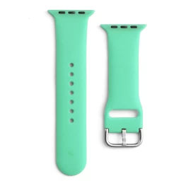 Silikoninis Dirželis apple Watch 2-9/se 38/40/41 Mm Silikoninis Dirželis Aps Mėtų Spalvos