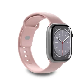 Silikoninis Dirželis apple Watch 38 40 41 Mm icon Pink - 2 Vnt.