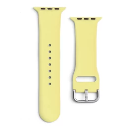 Silikoninis Dirželis apple Watch Ultra 2-9/se 42/44/45/49mm Silikoninis Dirželis Aps Geltonas