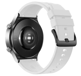Silikoninis Dirželis huawei Watch Gt 2/3/4/2 Pro/3 Pro/4 Pro/gt 2e 46 Mm - Baltas