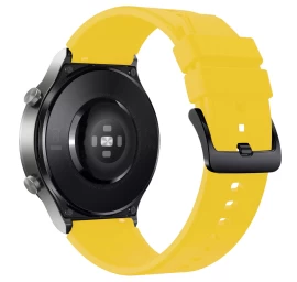 Silikoninis Dirželis huawei Watch Gt 2/3/4/2 Pro/3 Pro/4 Pro/gt 2e 46 Mm - Geltonas