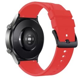Silikoninis Dirželis huawei Watch Gt 2/3/4/2 Pro/3 Pro/4 Pro/gt 2e 46 Mm - Raudonas