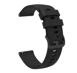 Silikoninis Dirželis Išmaniesiems Laikrodžiams Huawei Watch Gt2/gt3 42 Mm - Juodas