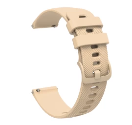 Silikoninis Dirželis Išmaniesiems Laikrodžiams Huawei Watch Gt2/gt3 42 Mm - Smėlio Spalvos
