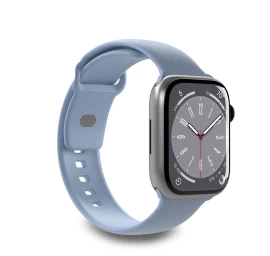 Silikoninis Dirželis, Skirtas apple Watch 42 44 45 49 Mm icon, šviesiai Mėlynas - 2 Vnt.