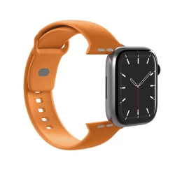Silikoninis Dirželis, Skirtas apple Watch 44/45/46/49 Mm icon - Oranžinis