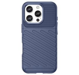 Silikoninis iphone 16 Pro Max Silikoninis Dėklas thunder - Mėlynas