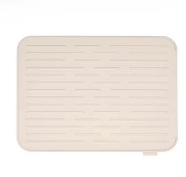 Silikoninis kilimėlis indams džiovinti Brabantia 44x32cm, Soft Beige, 252044