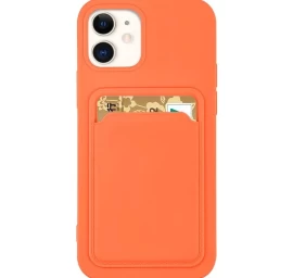 Silikoninis Kortelių Dėklas Piniginė Su Kišenėle Tapatybės Dokumentams Ir Kortelėms Iphone 12 Pro Max - Oranžinis Silikoninis Kortelių Dėklas Piniginė Su Kišenėle Tapatybės Dokumentams Ir Kortelėms Iphone 12 Pro Max - Oranžinis