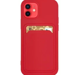 Silikoninis Kortelių Dėklas Piniginės Dangtelis Su Kortelių Kišenėle, Skirtas Xiaomi Redmi Note 10 / Redmi Note 10s, Raudonas Silikoninis Kortelių Dėklas Piniginės Dangtelis Su Kortelių Kišenėle, Skirtas Xiaomi Redmi Note 10 / Redmi Note 10s, Raudonas