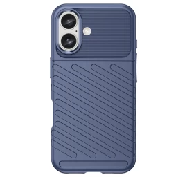 Silikoninis thunder Dėklas Iphone 16 - Mėlynas
