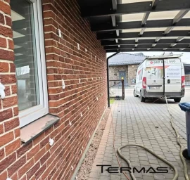 Oro tarpų šiltinimas termoputa