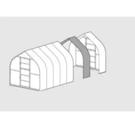 Šiltnamio klasika STANDART 2 m prailginimas be dangos