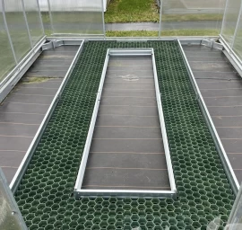 Šiltnamio takelio atskyrimas – trys lysvės 10m.