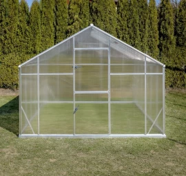 Šiltnamis Gampre Sanus XL (plotis 2,9 m) polikarbonatas 6 mm 5 m XL-15 juodas
