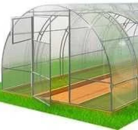 Šiltnamis Nova Tandem (plotis 3m), danga 4mm, 8m