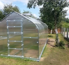 Šiltnamis STANDART KLASIKA 10m2 (plotis 2,5 m) 6 mm danga 4 m