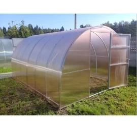 Šiltnamis SVAJONĖ MINI (plotis 1,65m), NANO polikarbonatas 4 mm 4 m