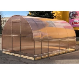 Šiltnamis SVAJONĖ PREMIUM (plotis 3m), NANO polikarbonatas 4 mm 4 m