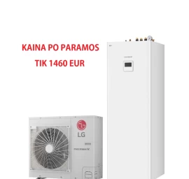 Šilumos siurblys LG Therma V HU071MR/ HN0916T su vandens šildytuvu 7,0kW