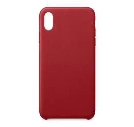 Sintetinės Odos Dėklas Iš Eco Odos, Skirtas Iphone 12 Mini Raudonos Spalvos