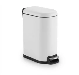 Šiukšliadėžė 10 L Pedal Bin, Balta