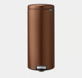 Šiukšliadėžė NEWICON su pedalu, 30l, warm bronze, 238789