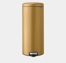 Šiukšliadėžė NEWICON su pedalu, 30l, warm gold, 238765