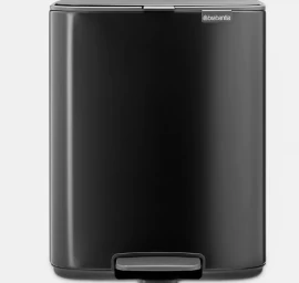 Šiukšlių dėžė Brabantia Bo, 12L., Matt Black, 238000