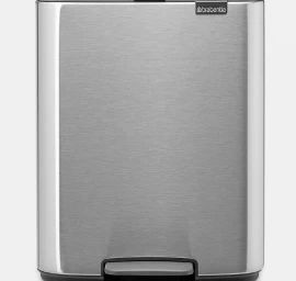 Šiukšlių dėžė Brabantia Bo, 12L., Matt Steel Fingerprint Proof, 238048