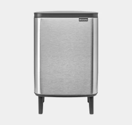 Šiukšlių dėžė Brabantia Bo HI 12 L Matt Steel Fingerprint Proof