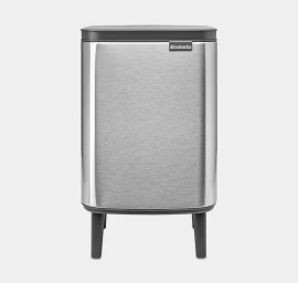 Šiukšlių dėžė Brabantia Bo HI 7 L Matt Steel Fingerprint Proof