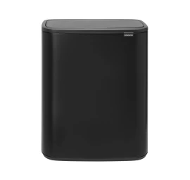 Šiukšlių dėžė Brabantia Bo Touch Bin 2x30L, matt black 221484