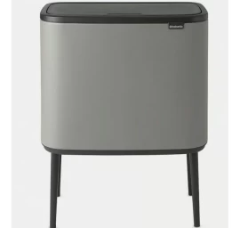 Šiukšlių dėžė Brabantia Bo Touch Bin 3x11L Mineral Concrete Grey