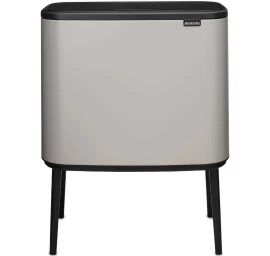 Šiukšlių dėžė Brabantia Bo Touch Bin 3x11L, Soft Grey, 316043