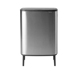 Šiukšlių dėžė Brabantia Bo Touch Bin Hi 60L, matt steel fingerprint proof 130267