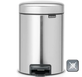 Šiukšlių dėžė Brabantia NewIcon 5L, Matt Steel Fingerprint Proof, 112102