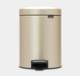 Šiukšlių dėžė Brabantia NewIcon 5L, Metallic Gold, 304422